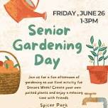 Senior's Gardening Activity