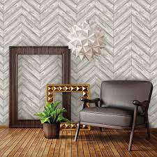 Tempaper Herringbone Ash Self Adhesive Removable Wallpaper He500 The Home Depot Herringbone Wallpaper Temporary Wallpaper Removable Wallpaper