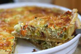 Angeschnitten und fertig zum anbeißen! Zucchini Karotten Quiche Mit Bacon Maria Es Schmeckt Mir