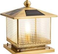 Amazon.com: 3-Lights Luxury Solar Pillar Light with Glass ...