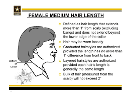Authorized Female Hairstyles Military Hair Army Haircut Navy Hair