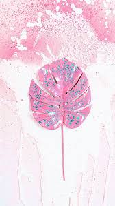 H5 Background Leaf Watercolor Pink Art Literature And Art H5 H5 Small Fresh Simp Im Pin Seni Doodle Poster Bunga Kreatif