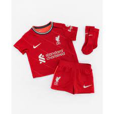 Nike bring back the traditional collar for lfc's 21/22 away kit. Lfc Nike Baby Heimtrikot 21 22