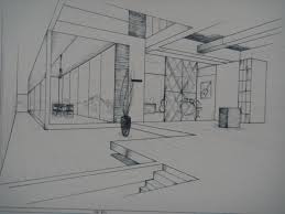 A room drawing in one point perspective using pencil | perspective drawing step by step by easy and simple method. Interior Design 2 Point Perspective Living Room