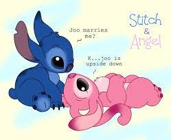 You are looking at a cute stitch and angel couple necklace. Stitch Y Angel Abrazados Novocom Top