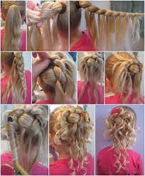 Stunning Braided Bun With Curls Updo Flower Girl Hairstyles Braided Bun Hairstyles Hair Styles