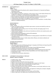 Gis Technician Resume Samples Velvet Jobs
