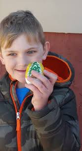 Rock hunting and re-hiding treasures found