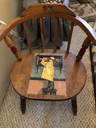 Antique Childs Captain Chair Wooden Childs Chair Bear Doll Etsy Antique Crib Kids Chairs Antiques
