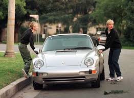Ellen Degeneres Celebrity Cars Photo Classic Porsche