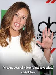 Julia Roberts, Melissa McCarthy, Camila McConaughey: Celeb Food ... via Relatably.com