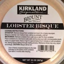 Lobster bisque is a delicious option for anyone who loves lobster meat, but all the ingredients together make a ketogenic dieter's downfall. Calories In Lobster Bisque From Kirkland Signature