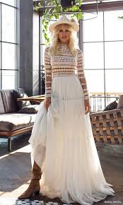 Buy the best boho lace wedding dresses and long sleeve wedding dresses at tulipbridal.com. Anna Sposa 2021 Boho Bohemian Wedding Dresses Wedding Inspirasi