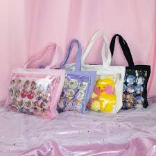 Buy Ita Tote Bag Clear Window For Pins Ita Shoulder Bag Handbag Anime School Bag Diy Cosplay Comic Con Online In Saint Helena Ascension And Tristan Da Cunha B07w6634q8