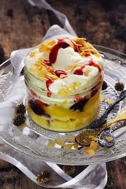 Trifle Aux Mangues Pour Finir Mon Menu De Fete Tres Brit Food Pour Marque Repere Trifle Recette Diplomate Alimentation