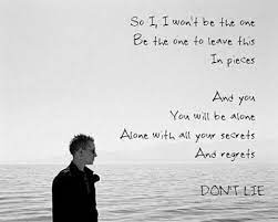 Pin On Lyrics To Linkin Park Songs