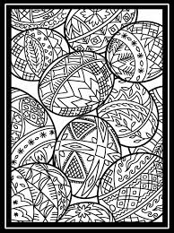 These free, printable easter coloring pages include all your favorite easter images like easter bunnies, eggs, chicks, lambs, flowers, and more. Easter Eggs With Large Border Easter Adult Coloring Pages