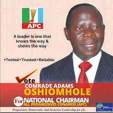 Funny Nigerians now denigrating Oyegun who ensured they had an Independent  8th legislative Arm of Govt but same time praising Oshiomhole who just  helped to emasculate a 3rd Arm of Govt! Oyegun