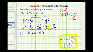 We now have something that looks like (x + p) 2 = q, which can be solved rather easily: Solve Quadratic Equations By Completing The Square Examples Solutions Videos Worksheets Activities