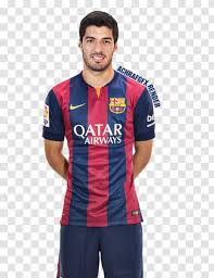 Fc barcelona 2019/20 stadium away men's soccer jersey with performance elements like highly breathable fabric to help you stay dry and cool. Luis Suarez 2015 16 Fc Barcelona Season La Liga Jersey Luis Suarez Transparent Png