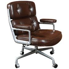 time life chair by charles and ray eames in rich brown leather 1stdibs com chair charles ray eames shop chair