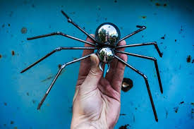 Scrap Metal Art Ball Bearing Spider Etsy Scrap Metal Art Metal Art Metal Yard Art