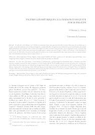 De augeo 1 tout comme angustus dérive de ango. Pdf Figures Geometriques A La Maison D Auguste Sur Le Palatin Michel E Fuchs Academia Edu