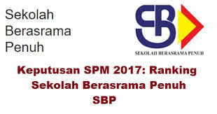 Senarai sekolah terbaik mrsm 2018 keputusan spm 2017. Sbp Rank Bumi Gemilang