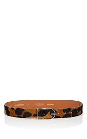 Maison Boinet Leopard Spotted Calf Hair Belt Belts 505819544 Calves Belt Calf Hair
