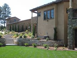Tuscany architecture uses pale travertine in home flooring. Tuscan Landscape Design Landscaping Network