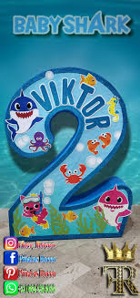 Pinata De Baby Shark Baby Shark Pinatas Baby