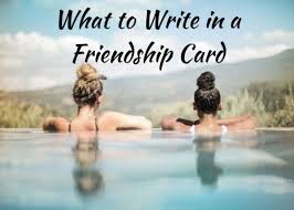 True friends are those rare people who a sweet friendship refreshes the soul. 24 Messages To Write In A Friendship Card Or Note Holidappy