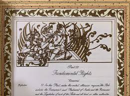 This edition of the constitution of india is made available for reference and information of the general public. Here S Lord Ram S Photo From Original Copy Of Constitution