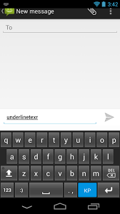 How Can I Remove Underline Of Word Created By Android Custom Keyboard Stack Overflow
