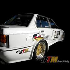 The flywheel and ring gear are machined from one piece of steel for greater strength and lower weight. Bmw E30 Dtm Obsession Widebody Kit