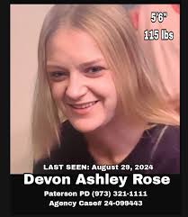 Devon Ashley Rose missing since August 29, 2024