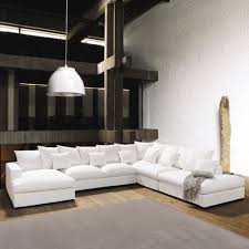 Divano Ad Angolo Modulabile Color Avorio In Cotone 7 Posti Loft Maisons Du Monde Divano Angolare Divano Grande Design Divano