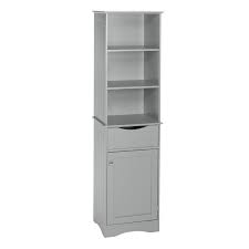 tall linen cabinet slim bathroom