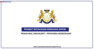Menyediakan berita dan perkhidmatan buat bangsa johor. Jawatan Kosong Terkini Pejabat Setiausaha Kerajaan Johor Suk Johor Penolong Juruaudit Pemandu Kenderaan Kerja Kosong Kerajaan Swasta