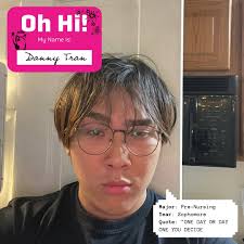 MEET YOUR MR. PINK CONTESTANTS RSVP THROUGH OUR LINKTREE! <3 Danny Tran ✧  Major: Pre-Nursing ✧ Year: Sophomore ✧ Quote: “ONE DAY OR DAY ONE YOU  DECIDE” Jan Correa ✧ Major: Mechanical