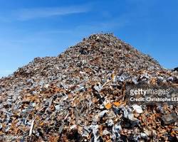 Image of mountain of trash