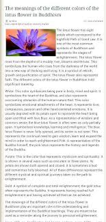 43 Ideas For Tattoo Lotus Flower Design Buddhism In 2020 Lotus Flower Color Meaning Lotus Flower Colors Lotus Tattoo Meaning