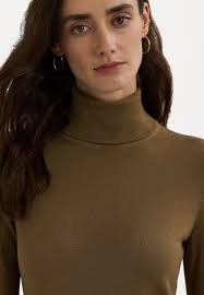 Lauren Ralph Lauren SILK BLEND TURTLENECK SWEATER