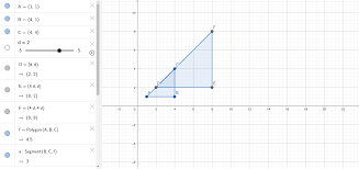 The coordinate is then set by starting from the base point and moving in the direction to the coordinate for the adjusted distance. Scale Factor Calculator Right Triangle Geogebra
