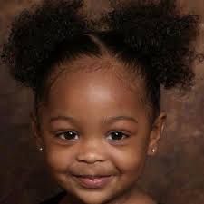Afro puff cutie... I want a baby with afro puffs