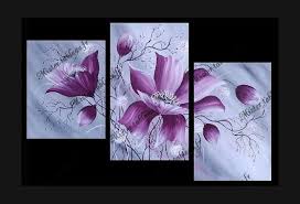 Tableau Fleur Violet Charming Flowers Tableau Fleur Design Bleu Toile De Fleurs Peinture Fleurs Coquelicots Peinture