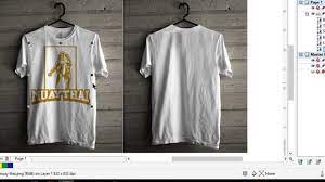 Download Mock Up T Shirt Free Cdr Tutorial Coreldraw Youtube