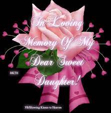We send you our deepest sympathies as. In Loving Memory Of My Daughter In Heaven I Miss My Daughter Birthday In Heaven Happy Birthday In Heaven