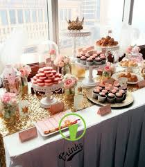 Pink And Gold Dreamy Disney Inspired Dessert Table Wedding In 2019 Pinterest Dessert Dessert Table Birthday Dessert Display Wedding Wedding Dessert Table