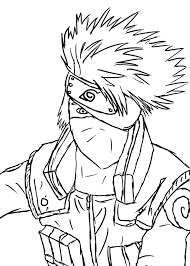 Although every kid should be aware of the normal colors the basi. Kakashi Hatake Coloring Page 43 Best Images Free Printable